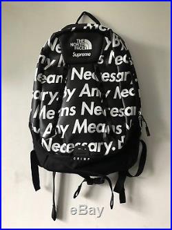 supreme x the north face by any means necessary backpack