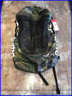 supreme north face camo backpack