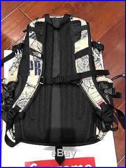 north face supreme map backpack