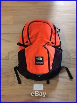 the north face backpack orange