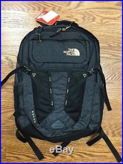 gold north face backpack