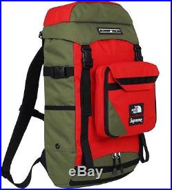 100% Authentic Supreme x The North Face SS16 Steep Tech Backpack Olive Box Logo