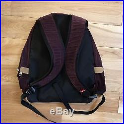 100% authentic Supreme x North Face Cord Backpack Burgundy tnf corduroy #292