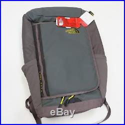 $200 North Face Fusebox Charged Backpack Grey/Yellow New- Style CTK7