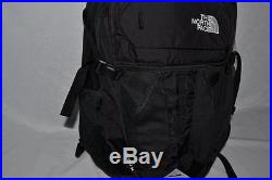 Authentic The North Face Recon Tnf Black Bookbag Backpack Daypack New
