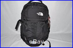Authentic The North Face Recon Tnf Black Bookbag Backpack Daypack New