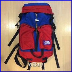 Auth The North Face Purple Label Jp Ltd Red & Blue Nylon Camping Backpack