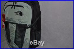Authentic The North Face W Recon Surf Green Grey Bookbag Backpack Brand New