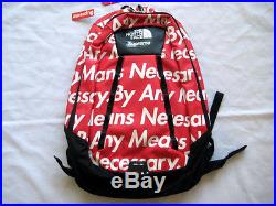 Backpack15Supreme X North Face By Any Means Backpack BLACK RED BOX LOGO