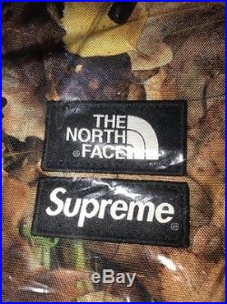 Brand New FW16 Supreme x The North Face Leaves Camo Pocono Backpack 20L TNF Bag