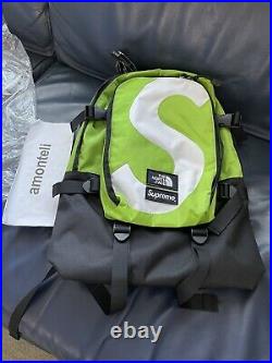 Brand New Supreme X The North Face Expedition Backpack Fw20 Lime Green