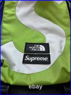 Brand New Supreme X The North Face Expedition Backpack Fw20 Lime Green