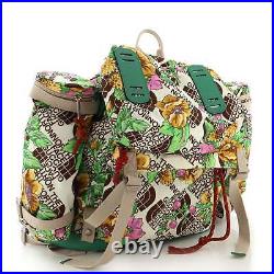 Gucci Gucci x The North Face Flap Backpack Printed Nylon Large Print, Multicolor