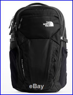 NEW 2018 The North Face Router Transit BLACK 41L Laptop Backpack Rucksack
