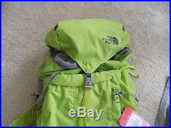 New North Face L-xl Banchee 35 Liter Backpack Camping Hiking Mens Green Pack