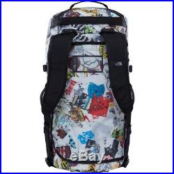 NEW North Face Base Camp Duffel Bag/Backpack CWW1 Sticker Bomb Decay NWT Large