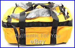 NEW North Face Base Camp Medium Unisex Bag Duffle Backpack Summit Gold Black