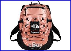 NEW SS18 Supreme X The North Face Rose Gold Borealis Backpack AUTHENTIC In Hand