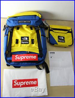 NEW Supreme SS16 X North Face Steep Tech Backpack Royal / Snorkel Blue UK BNWT
