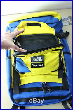 NEW Supreme SS16 X North Face Steep Tech Backpack Royal / Snorkel Blue UK BNWT