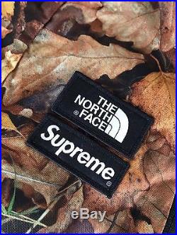 NEW Supreme x The North Face Pocono Camo Backpack NWT TNF Box Logo Leaves
