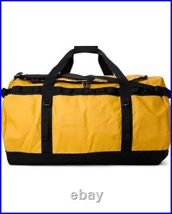 NEW The North Face Base Camp Duffel Bag Backpack 132L Yellow Size XL