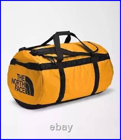 NEW The North Face Base Camp Duffel Bag Backpack 132L Yellow Size XL