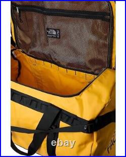 NEW The North Face Base Camp Duffel Bag Backpack 132L Yellow Size XL