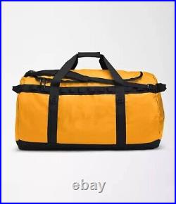 NEW The North Face Base Camp Duffel Bag Backpack 132L Yellow Size XL