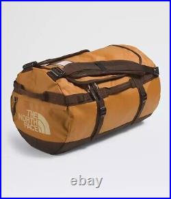 NEW The North Face Base Camp Duffel Small Bag Backpack Timber Tan Brown 50L