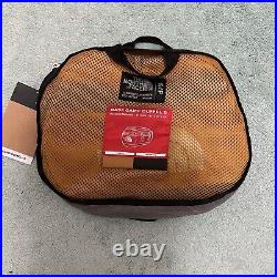 NEW The North Face Base Camp Duffel Small Bag Backpack Timber Tan Brown 50L