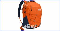NEW The North Face Borealis Laptop Backpack 28L Fits 17 Persian Orange Blue
