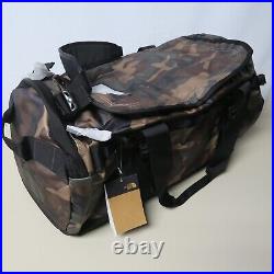 NEW The North Face M Base Camp Duffel Packable Travel Suitcase Backpack Tan Camo