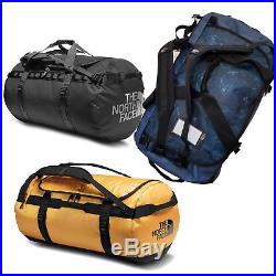 NEW The North Face TNF Base Camp Duffel Travel Luggage Bag Gold Blue Size M L