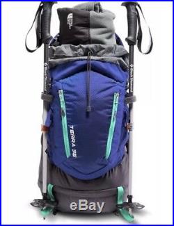 NEW! The North Face- Terra 35L Camping Backpack, Blue-with Tags