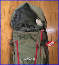 NEW The North Face Terra 65 L/XL Internal Frame Backpack NWT Trailhead Green Gry