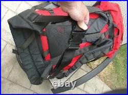 NORTH FACE BACKPACK brown tag hiking back pack internal frame mountaineering the
