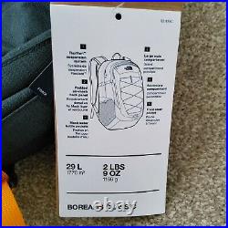 NORTH FACE Borealis Classic Rucksack Backpack 29 Litre Grey Orange New