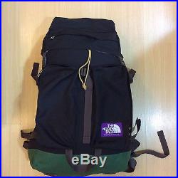 North Face Purple Label Black Green Nylon Big Camping Backpack Supreme Visvim