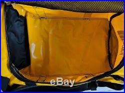 NWOT North Face Base Camp Duffle Small duffel yellow black hole backpack bag