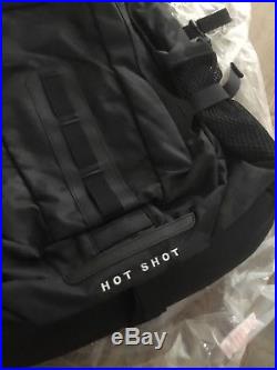 NWT Authentic The North Face Hot Shot Backpack Black Hidden Camo