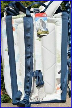 NWT North Face Homestead Roadsoda Pack Bag Waterproof Camping Print White