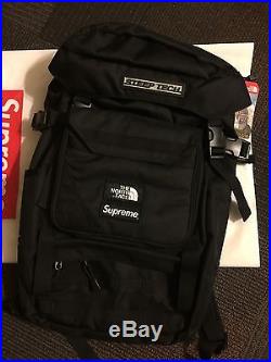 NWT Supreme X The North Face Steep Tech Backpack Black Box Logo