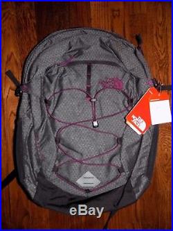 NWT THE NORTH FACE Borealis Backpack Daypack TNF BLACK HEATHER 15 LAPTOP BAG