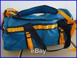 NWT The North Face M Basecamp Duffel Packable Travel Suitcase Backpack Bag Blue