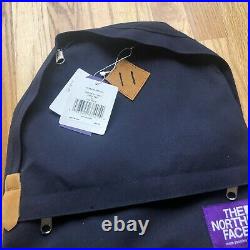 NWT The North Face Purple Label Urban Navy Blue Suede Medium Day BackPack Bag