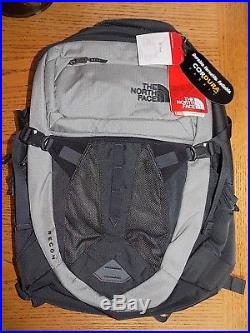 NWT The North Face Recon Backpack 15 Laptop Bag LIMESTONE GREY FREE SHIP
