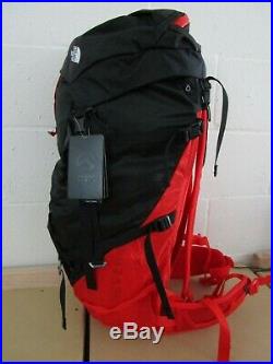 NWT The North Face TNF Summit Series Phantom 50 Backpack Climbing Pack Red Black