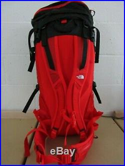 NWT The North Face TNF Summit Series Phantom 50 Backpack Climbing Pack Red Black