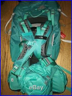 NWT The North Face Women's Banchee 65 Backpack Pool Green Frame New Hiking $239